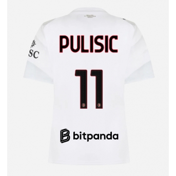 AC Milan Christian Pulisic #11 Maglia Gara Trasferta Repliche 2026-27 Donna Maniche Corte